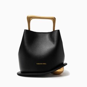 Verano Hill Black and Gold Mini Bag